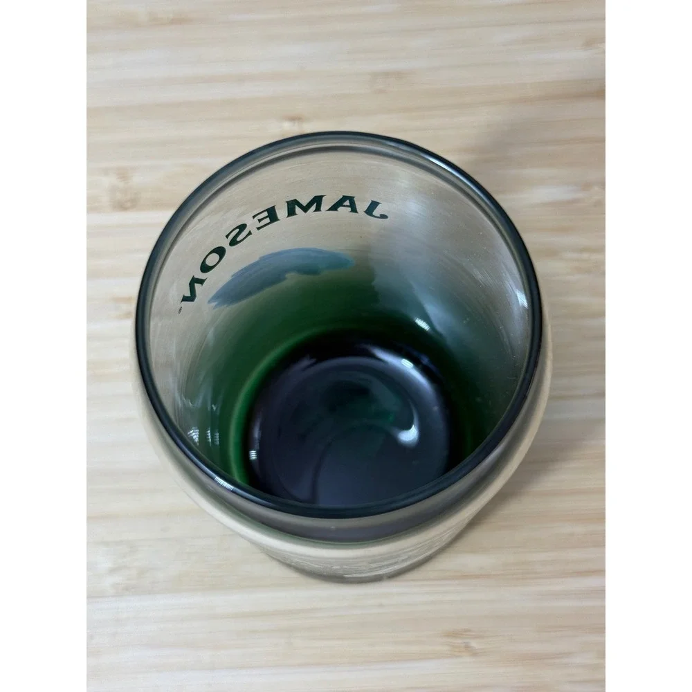 Jameson Philadelphia Eagles Beer Can Glasses Set of 2 Frosted Green NFL